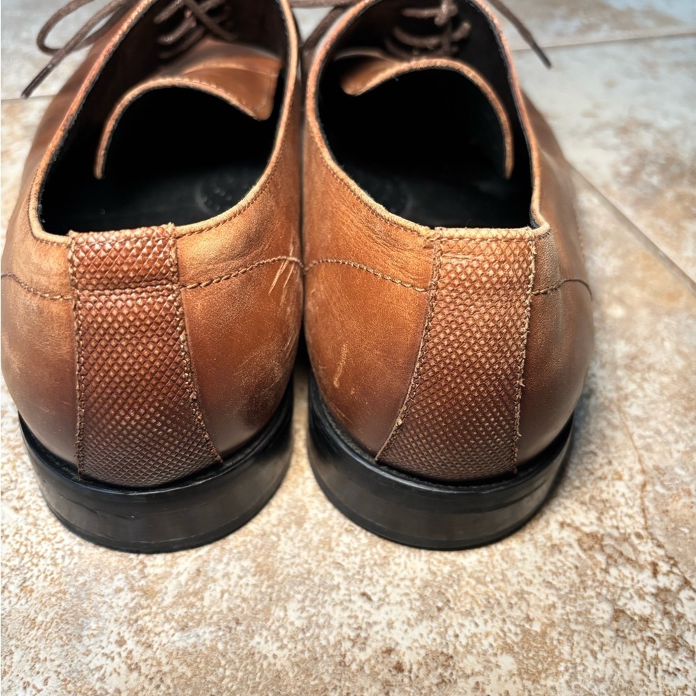 Kenneth Cole Tan Leather Oxfords - Picture 4 of 6
